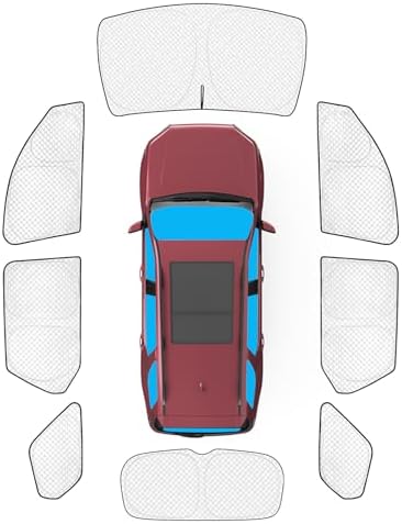 KMF 8pcs Thicken Sun Shades for Honda Pilot 2025 2026 Accessories, Full Car by KMF