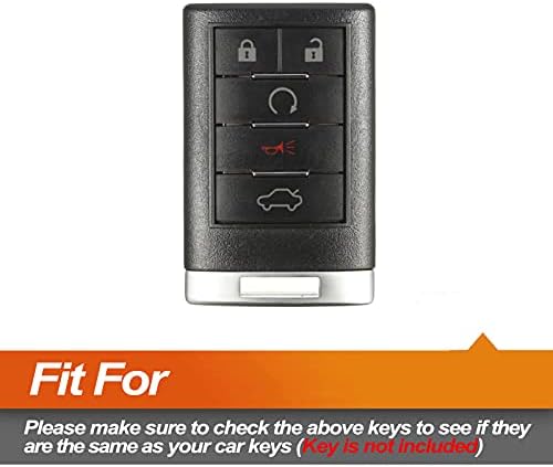 Silicone Key Fob Cover Fit for Cadillac ATS CTS DTS Escalade Escalade ESV SRX - Image 2