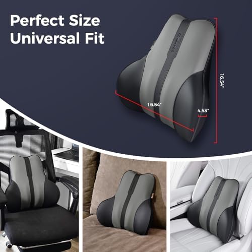 Coverado Lumbar Support Pillow for Car, Ergonomic Memory Foam Back Pillow for - Image 7