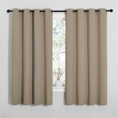 NICETOWN Bedroom Curtain Panels Blackout Draperies, Thermal Insulated Solid by NICETOWN