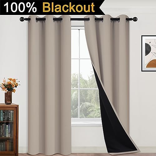 Yakamok Natural Blackout Curtains 84 Inches Long - Image 2
