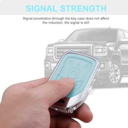 for GMC Key Fob Cover with Keychain, 6 Buttons - Image 6