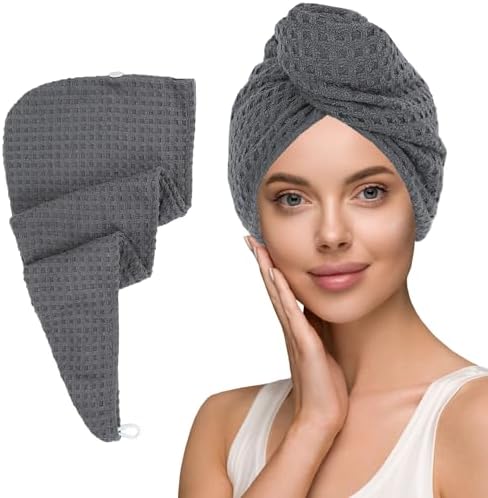 MaopaoBeauty Hair Towel Terry Cloth Absorbent Dry Anti Frizz Twist Plopping by BESTCHOICEFORYOU%EF%BC%81