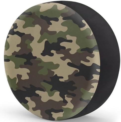Camo Spare Tire Cover Waterproof Dust-Proof Spare Wheel Covers - Image 2