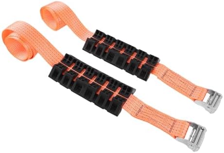 2PCS Tire Traction Straps, Strong Grip Anti Skid Emergency Tire Straps - Image 6