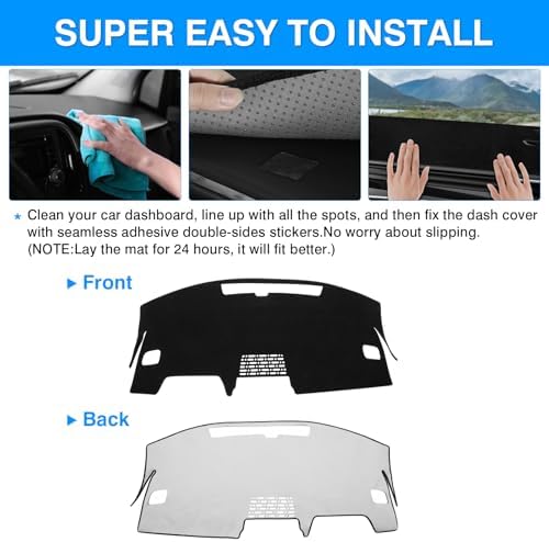 Autorder Dashboard Cover Mat for Honda Prologue 2024 2025 2026 Accessories Dash - Image 5