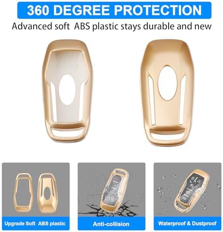 QBUC for Ford Key fob Cover, 4/5 Buttons Smart Key - Image 5