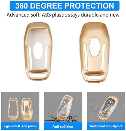 QBUC for Ford Key fob Cover, 4/5 Buttons Smart Key - Image 5