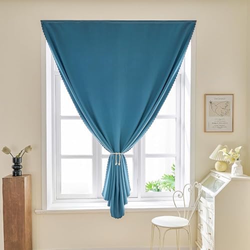 JILRON Adhesive Curtain 100% Blackout No-Drill Easy Install - Image 6