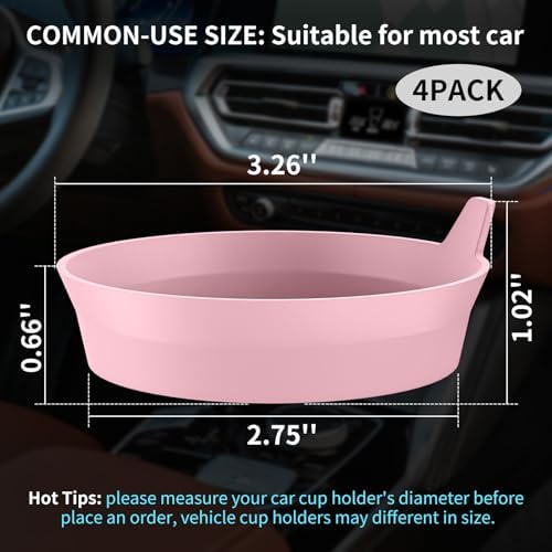 ME.FAN Car Cup Coasters Silicone Cars Coasters - Image 2