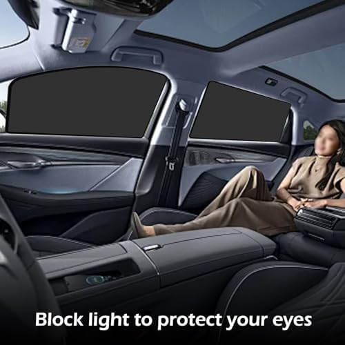 Opuwei Car Side Window Sun Shade, Universal Sun Protection Curtain - Image 6