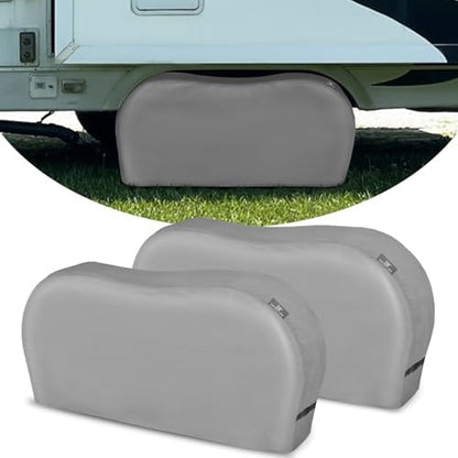 Explore Land Dual Axle Tire Cover Fit Tire Diameters 29-31.75 inch by ExploreLand