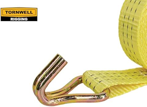 10-Pack Heavy Duty Ratchet Tie-Down Straps, 1.5 x 15 ft, 400 lb Break Strength - Image 5
