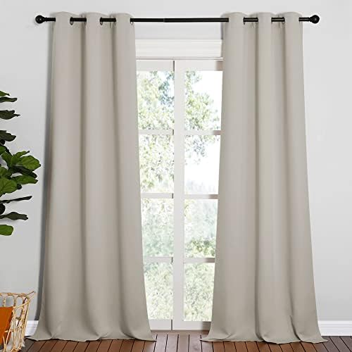 NICETOWN Room Darkening Curtain Panels, 1 Pair, 42 x 90-inch by NICETOWN
