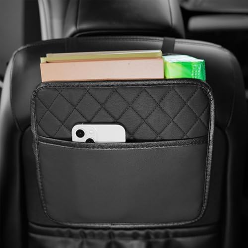 Car Back Seat Organizer PU Leather Hanging Storage Bag - Image 6