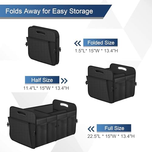 Femuar Large Collapsible Trunk Organizer - Image 5