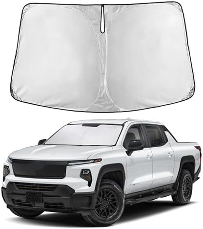 EcoNour Windshield Sunshade for Chevy Silverado EV/GMC Sierra EV 2024-2026 by EcoNour