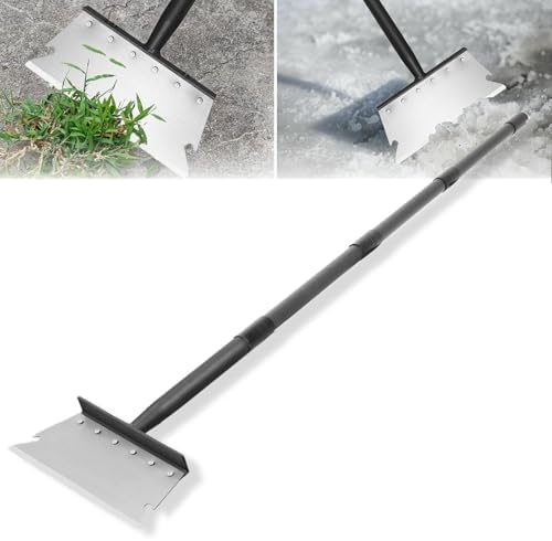 Garden Flat Shovel Scraper, Heavy Duty Outdoor Floor Scraper by ABtool