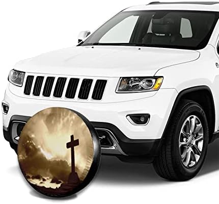 Religious Christian Spare Tire Cover, Universal Wheel Tire Cover - Image 4