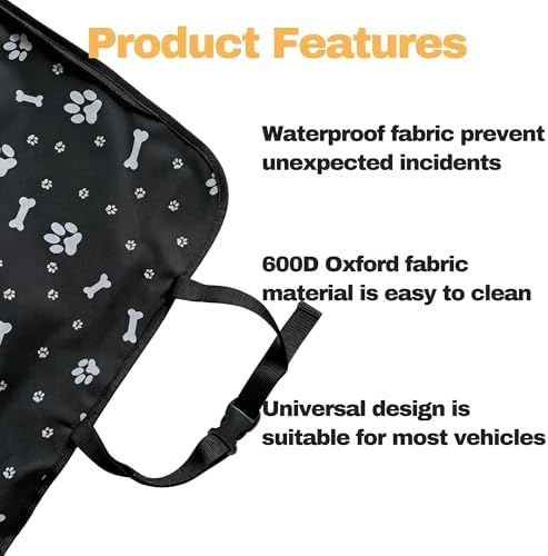 Dog Car Seat Cover for Back Seat Waterproof & Scratch-Resistant - Image 3