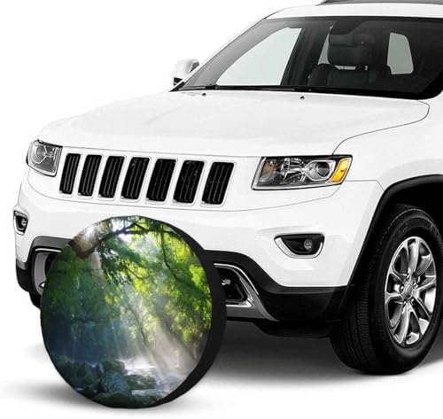 Mountain Stream and Axis Beam Spare Tire Cover 15 inch Wheel Protectors - Image 3