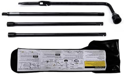 Spare Tire Removal Tool Kit Tire Lug Wrench Handle Fit - Image 2