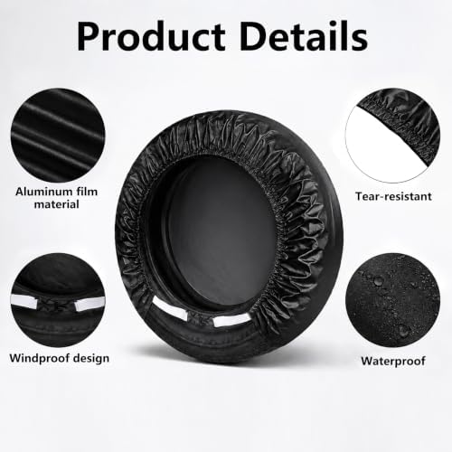 Tire Covers 2 Pack, Fit 27-29 Inch Tire Diameter - Image 4