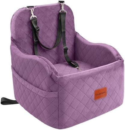 Lealchum Dog Booster Car Seat for Small/Medium Dogs, Puppy Portable Car Bed by Lealchum