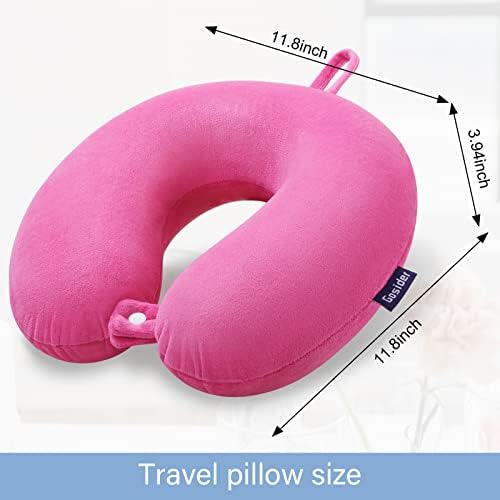 Travel Neck Pillow Memory Foam U Shape Airplane Pillow Deep Powder - Image 3