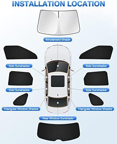 Canvcle Windshield Sun Shade for 2019-2025 2026 Chevrolet/Chevy Blazer - Image 6