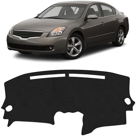 KUST Black Dash Cover Mat for Nissan Altima 2007-2012 Left Hand Driving by KUST