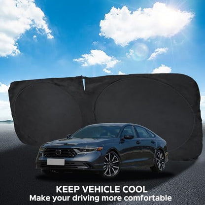 Windshield Sun Shade for Honda Accord 2018-2024 2025 2026 4 Layers Sunshade - Image 4