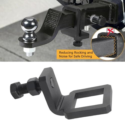 Anti Rattle Hitch Tightener Clamp, Heavy Duty 1/2in Synthetic Steel Coated - Image 4
