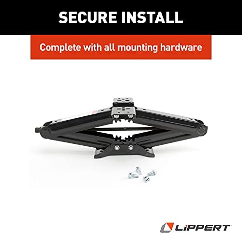 Lippert Manual RV Scissor Jack Kit, 000 lbs. 24" Extended, 4-1/4" Retracted - Image 5