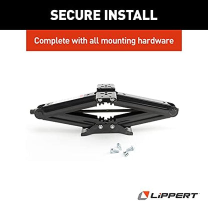 Lippert Manual RV Scissor Jack Kit, 000 lbs. 24" Extended, 4-1/4" Retracted - Image 5