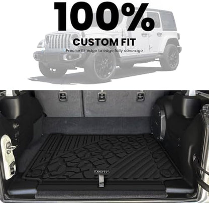 LASFIT Cargo Mat for Jeep Wrangler 4XE 2021-2025 4 Doors - Image 3