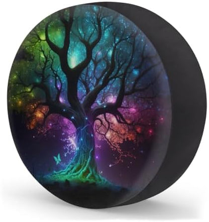 Rv Spare Tire Cover Wheel Tree of Life Tire Covers Wheel Protectors Universal - Image 2
