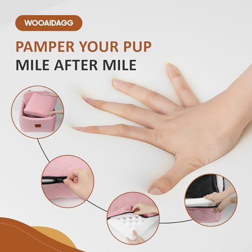 WOOAIDAGG Dog Car Seat for Medium Dogs, Pet Travel Bed - Image 3