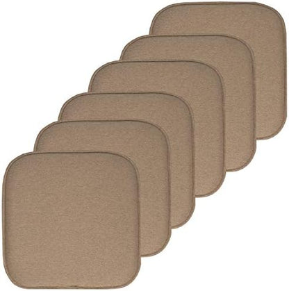 Sweet Home Collection Chair Cushion Memory Foam Pads Honeycomb Pattern Slip Non by SweetHomeCollection