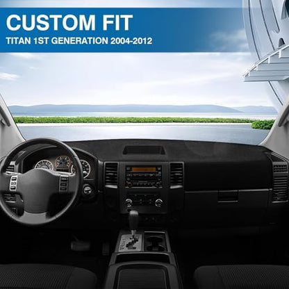 KUST Black Dash Cover for 2004-2012 Nissan Titan/ 2004-2007 Nissan Armada - Image 3