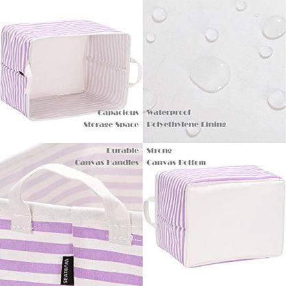 Sea Team Large Rectangle Open-Top Canvas Storage Basket - Image 5