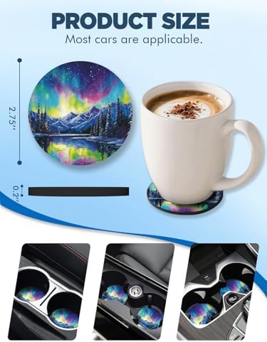 WOCOCN Car Coasters for Cup Holders - Image 6