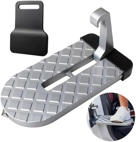 Car Door Step for Car Roof Access, Foldable Non-Slip Ascent Latch Pedal Rack by Unknown