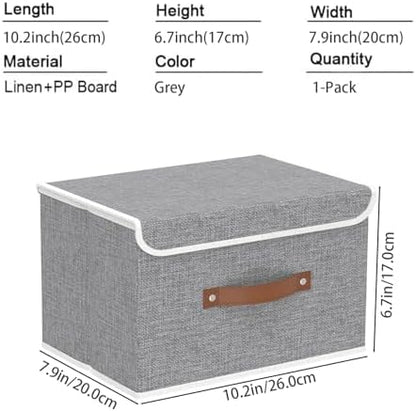 Yawinhe Collapsible Storage Boxes, 10.2x7.9x6.7in - Image 5