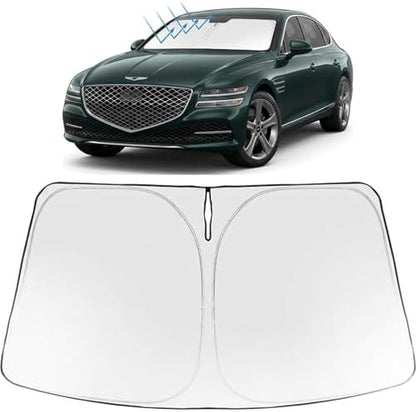 Proadsy Custom Fit 2021-2026 Genesis G80 Windshield Sun Shade, Blocks Heat by Proadsy