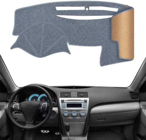 Dashboard Cover Dash Mat Fit for to-yota Camry 2011-2007, Car Dash Board Mat by KEYOOG