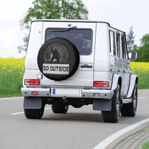 Go Outside Spare Tire Cover Weatherproof Sun Protection Dust-Proof Wheel Tire - Image 6