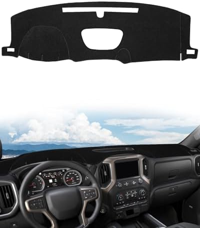 SKYLOTEC Dash Cover for Chevy Silverado/GMC Sierra 1500 2019-2025 by SKYLOTEC