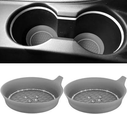 2 PCS Car Cup Coasters, Bling Cup Holder Coaster by BFXM