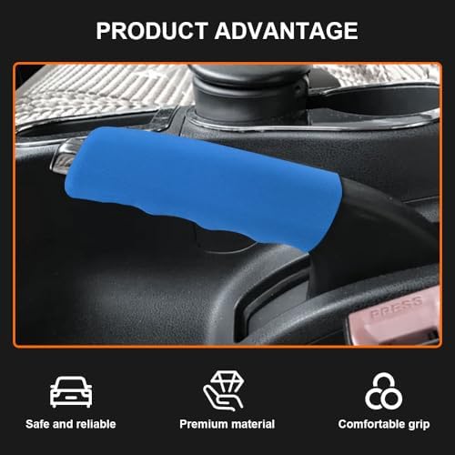 Car Handbrake Cover, Silicone Waved Shaped Parking Brake Lever Decorative - Image 4